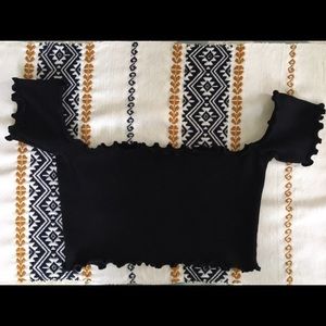 Black Crop Top